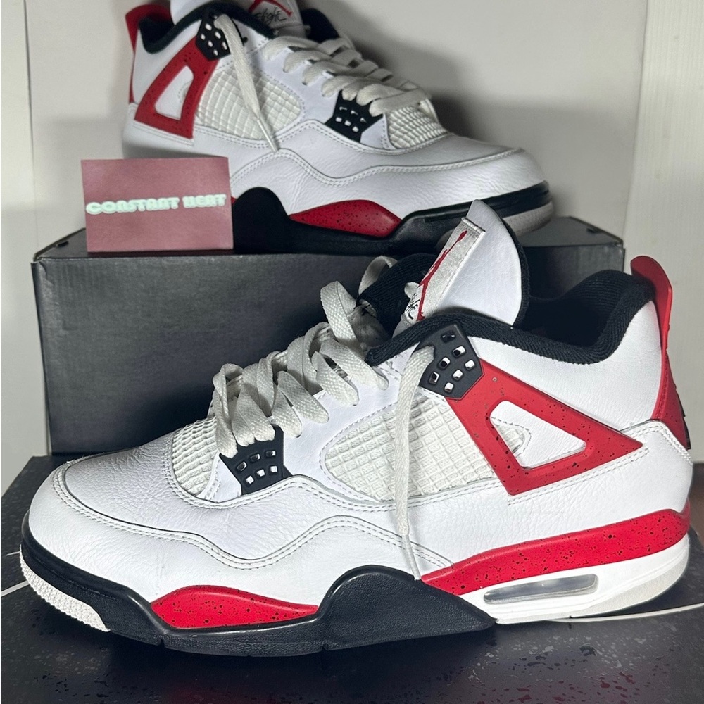 Nike Air Jordan 4 Retro Red Cement - Size 10M/11.5W
